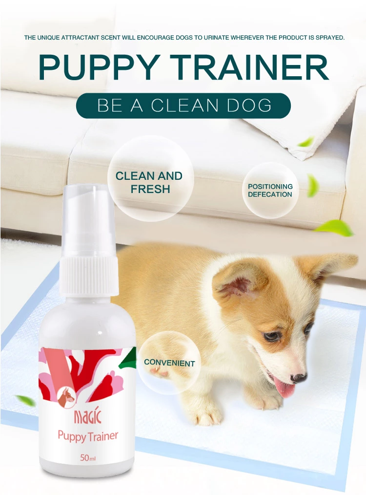 White Clean Durable Positioning And Defecation Pet Spray Training