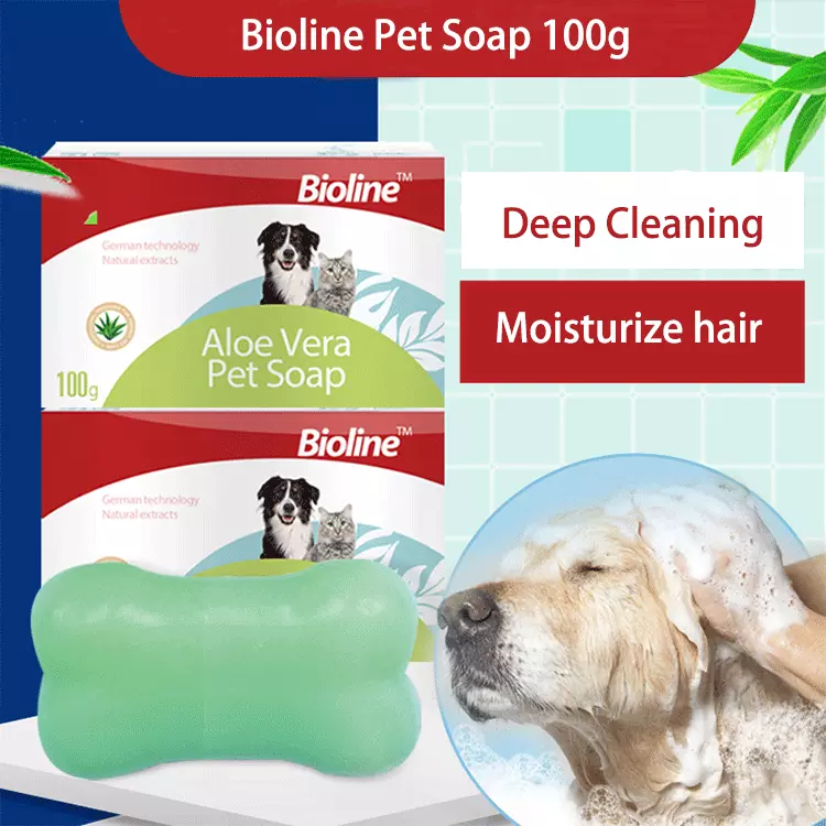 Effective Prevention Of Fleas Mites Lice Pet Hair Cleaner Organic Dog Soap