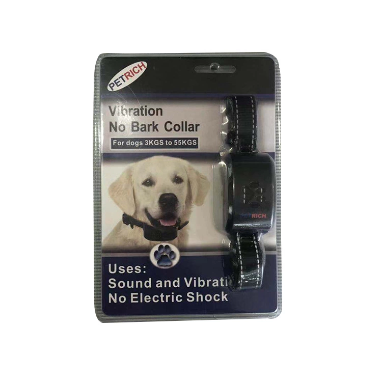 Rechargeable Vibration No Dog Bark Training Collar For Dogs 3Kgs To 55Kgs